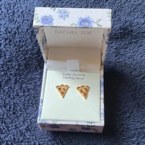 Rachel Zoe Pizza Earrings